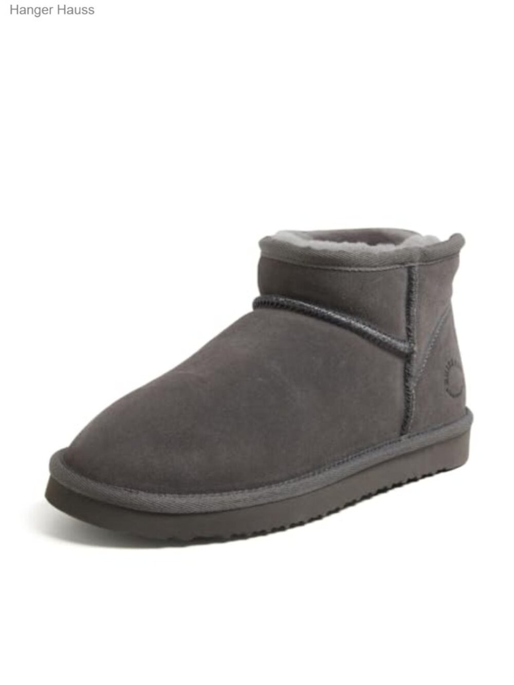 Genuine Shearling Water-Resistant Mini Ankle Bootie Slipper
